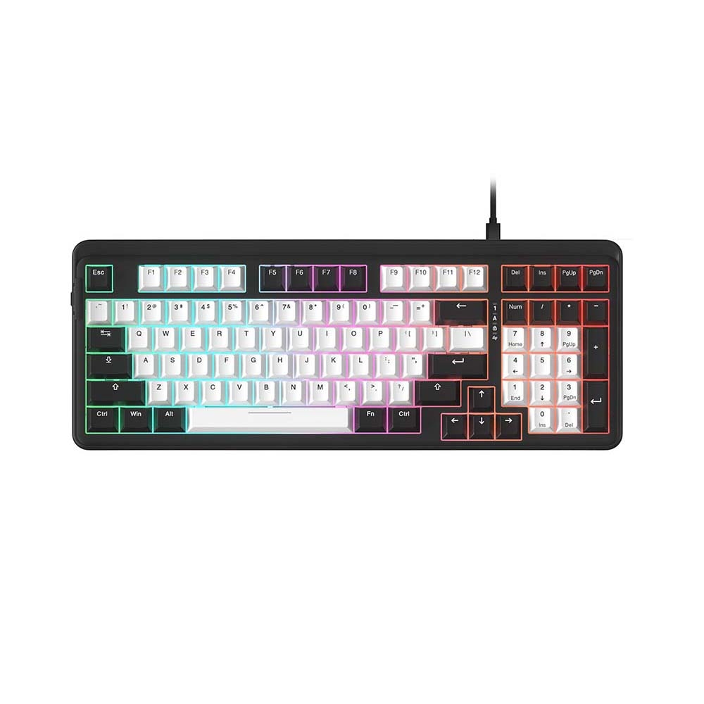 Bàn phím cơ Dareu EK98 Multi LED White x Black (Dareu Sw)