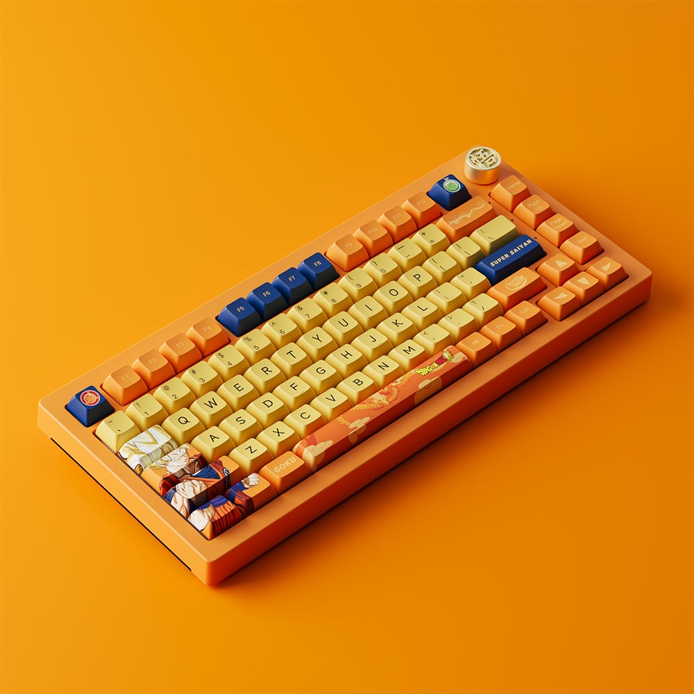 Bàn phím cơ không dây AKKO 5075B Plus Dragon Ball Super Goku RGB Hotswap (Akko CS Sw Crystal)