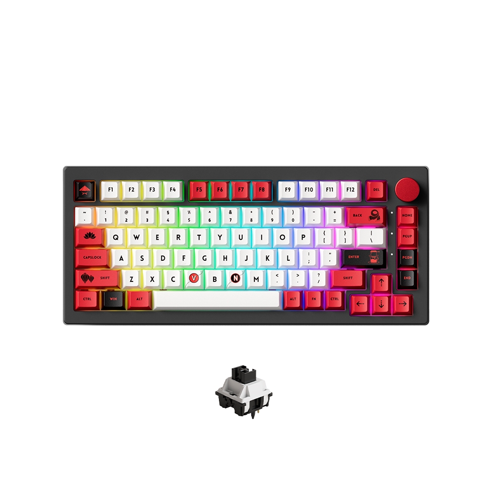 Bàn phím cơ không dây AKKO 5075B Plus World Tour Viet Nam RGB Hotswap (Akko Sw)