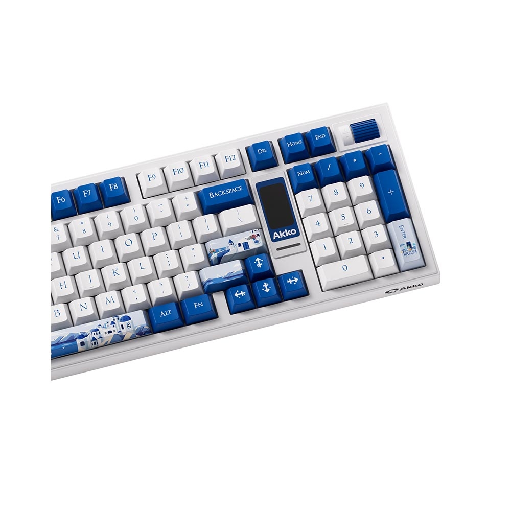 Bàn phím cơ không dây AKKO 5098B Santorini LCD Screen RGB Hotswap (AKKO Sw)
