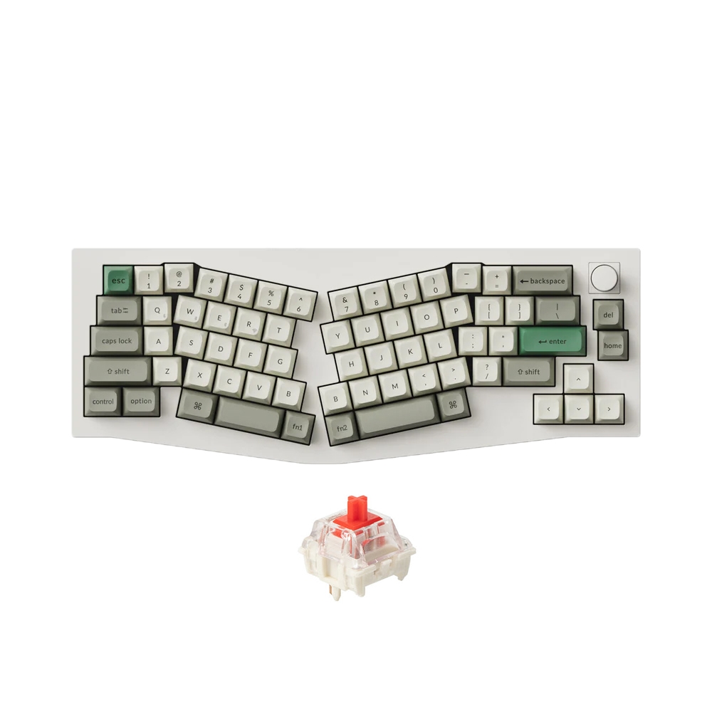 Bàn phím cơ không dây Alice Keychron Q8 Max RGB Hotswap (Gateron Sw)