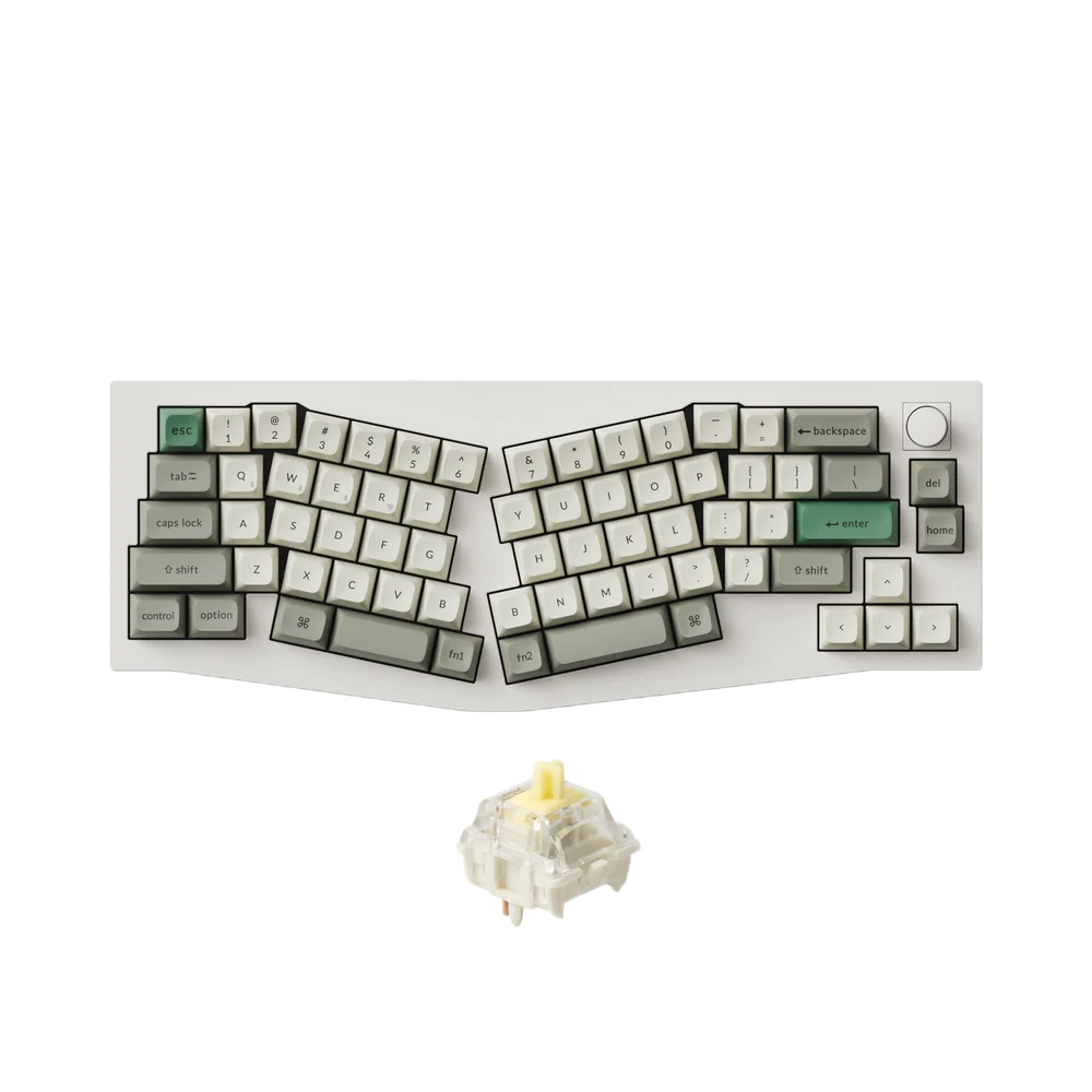 Bàn phím cơ không dây Alice Keychron Q8 Max RGB Hotswap (Gateron Sw)