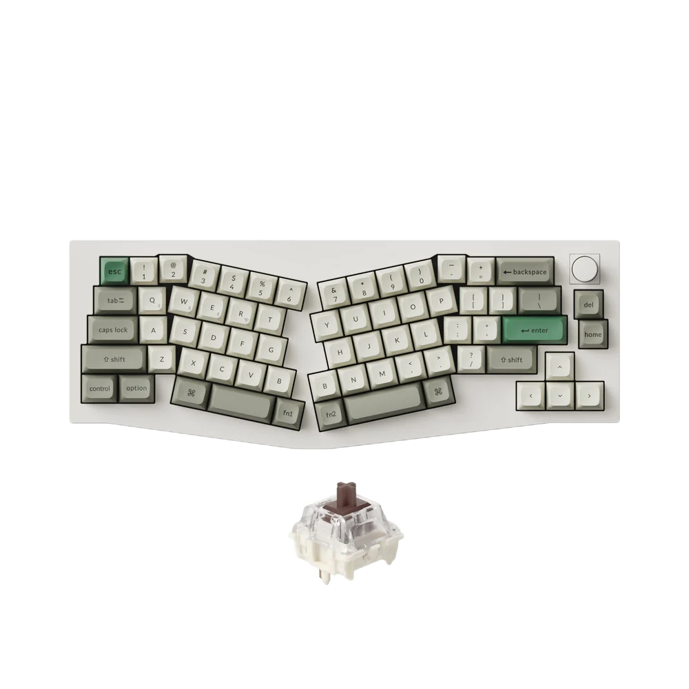 Bàn phím cơ không dây Alice Keychron Q8 Max RGB Hotswap (Gateron Sw)