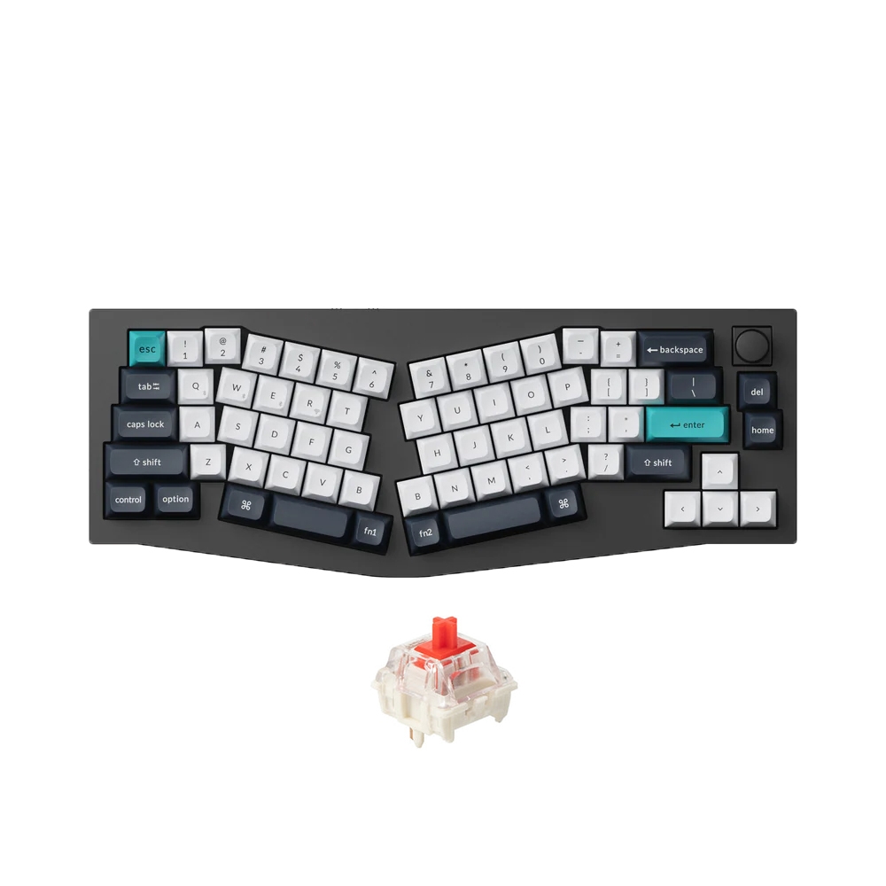 Bàn phím cơ không dây Alice Keychron Q8 Max RGB Hotswap (Gateron Sw)