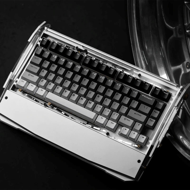 Bàn phím cơ không dây Dry Studio Black Diamond 75 Mithril Standard RGB Hotswap