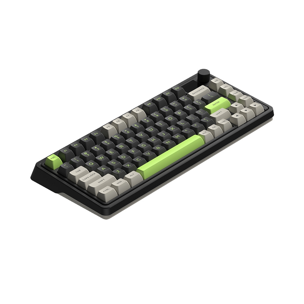 Bàn phím cơ không dây FL-Esports CMK75 SAM Desert Grey 3 Mode Led RGB HotSwap FLCMMK Ice Switch Pink/Violet