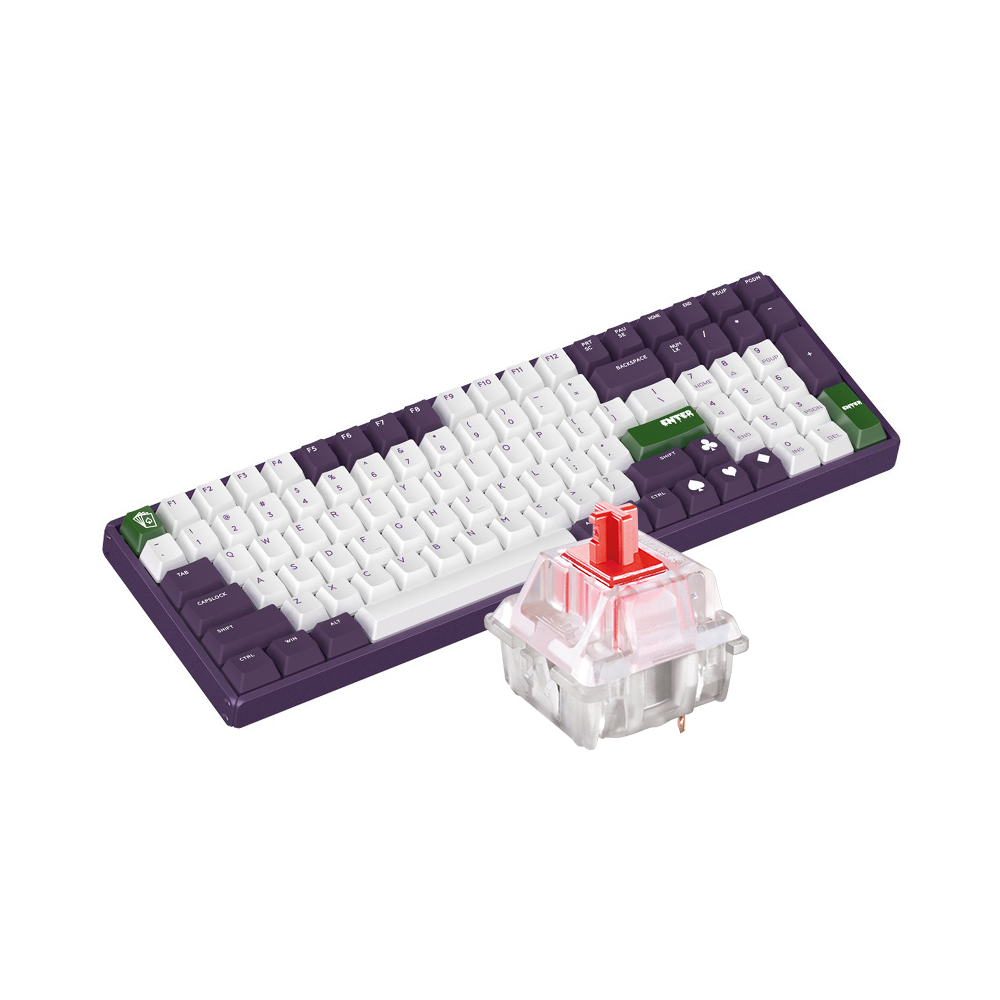 Bàn phím cơ không dây IQUNIX F96 Joker RGB Cherry Switch
