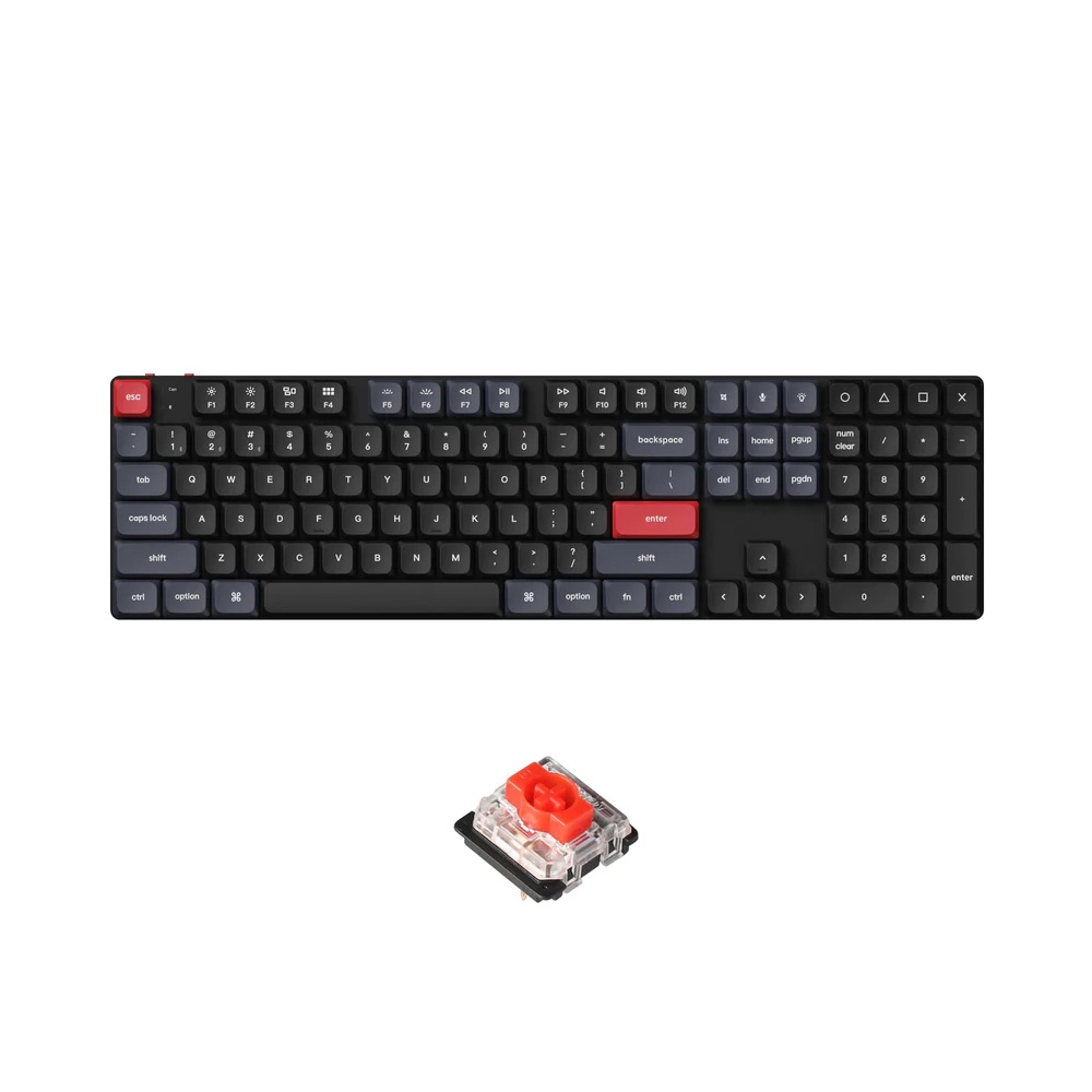 Bàn phím cơ không dây Keychron K5 Pro Low Profile White Led (Gateron Sw)