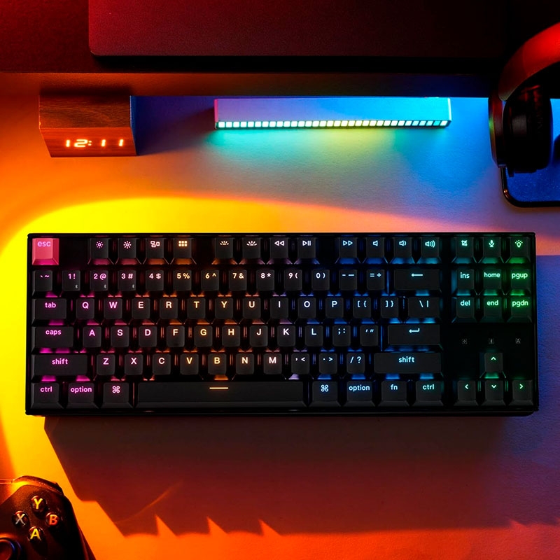 Bàn phím cơ không dây Keychron K8 V2 QMK RGB (Keychron Sw)