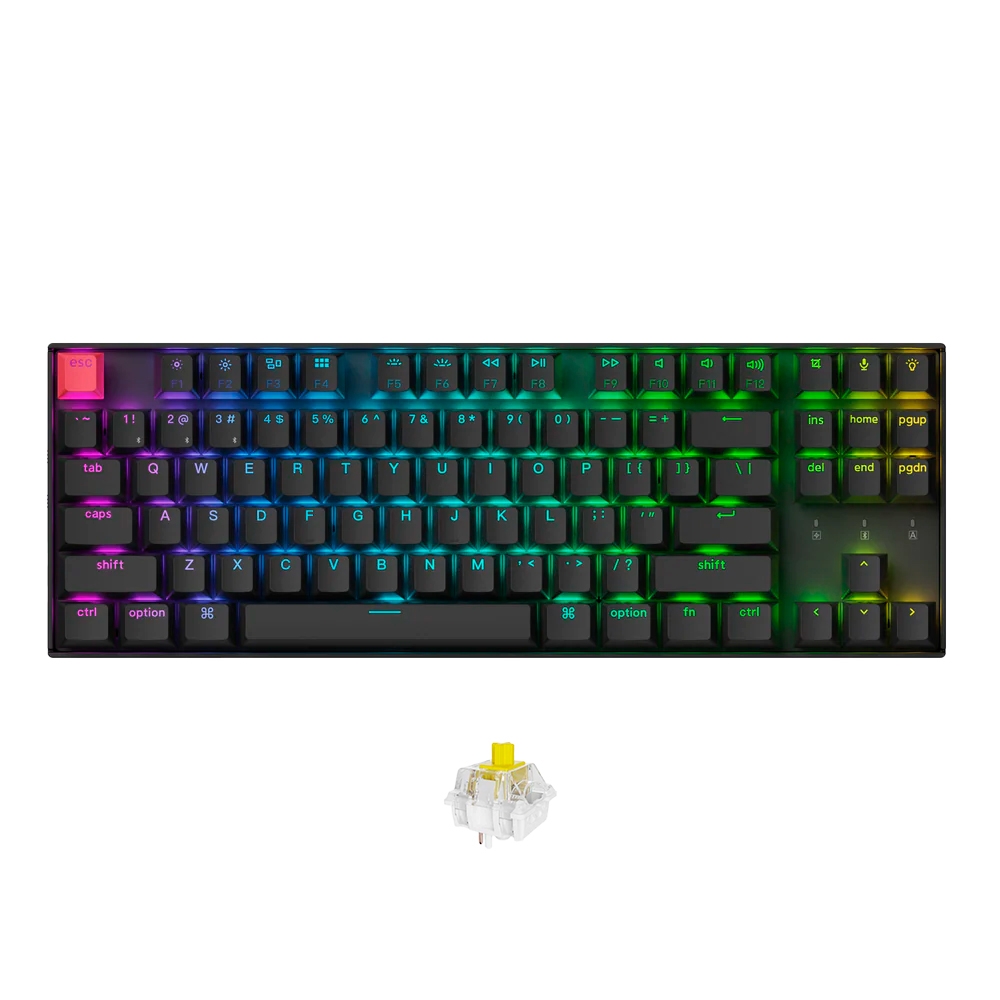 Bàn phím cơ không dây Keychron K8 V2 QMK RGB (Keychron Sw)