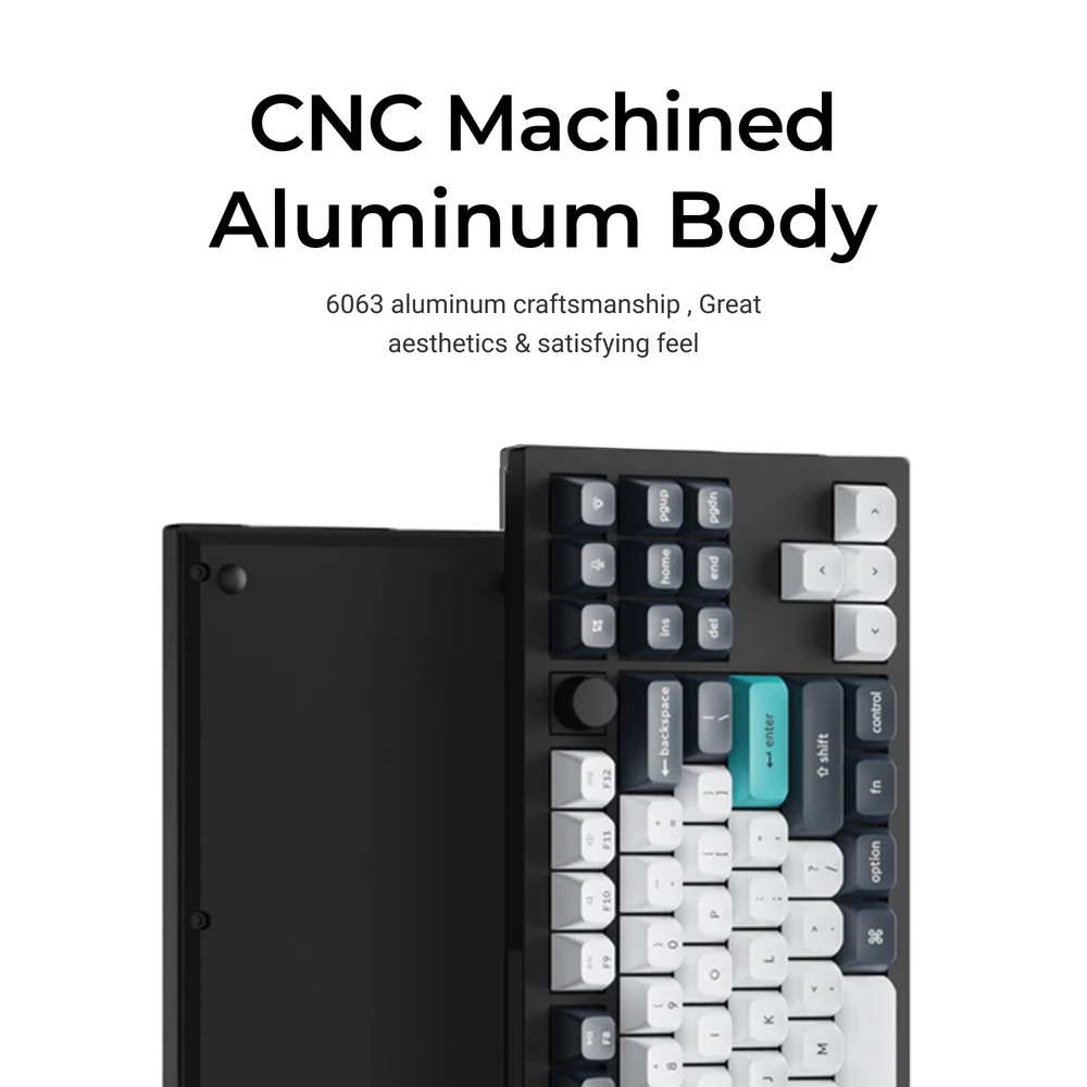 Bàn phím cơ không dây Keychron Q3 Max RGB Hotswap (Gateron Sw)