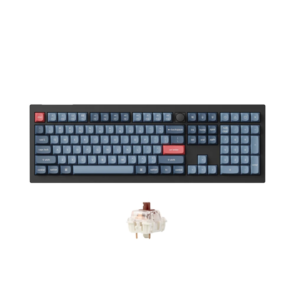 Bàn phím cơ không dây Keychron V6 Max RGB Hotswap (Gateron Sw)