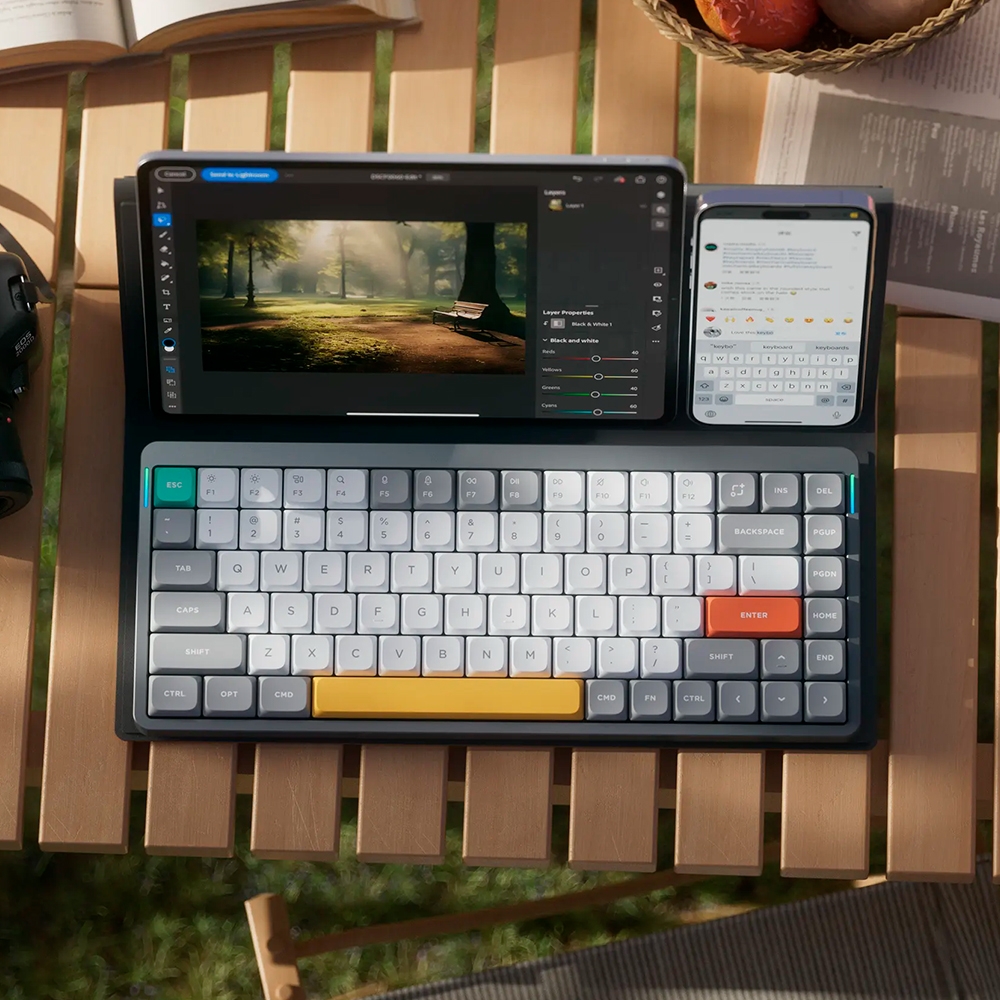 Bàn phím cơ không dây NuPhy Air75 V2 RGB Hotswap (Nuphy Sw)