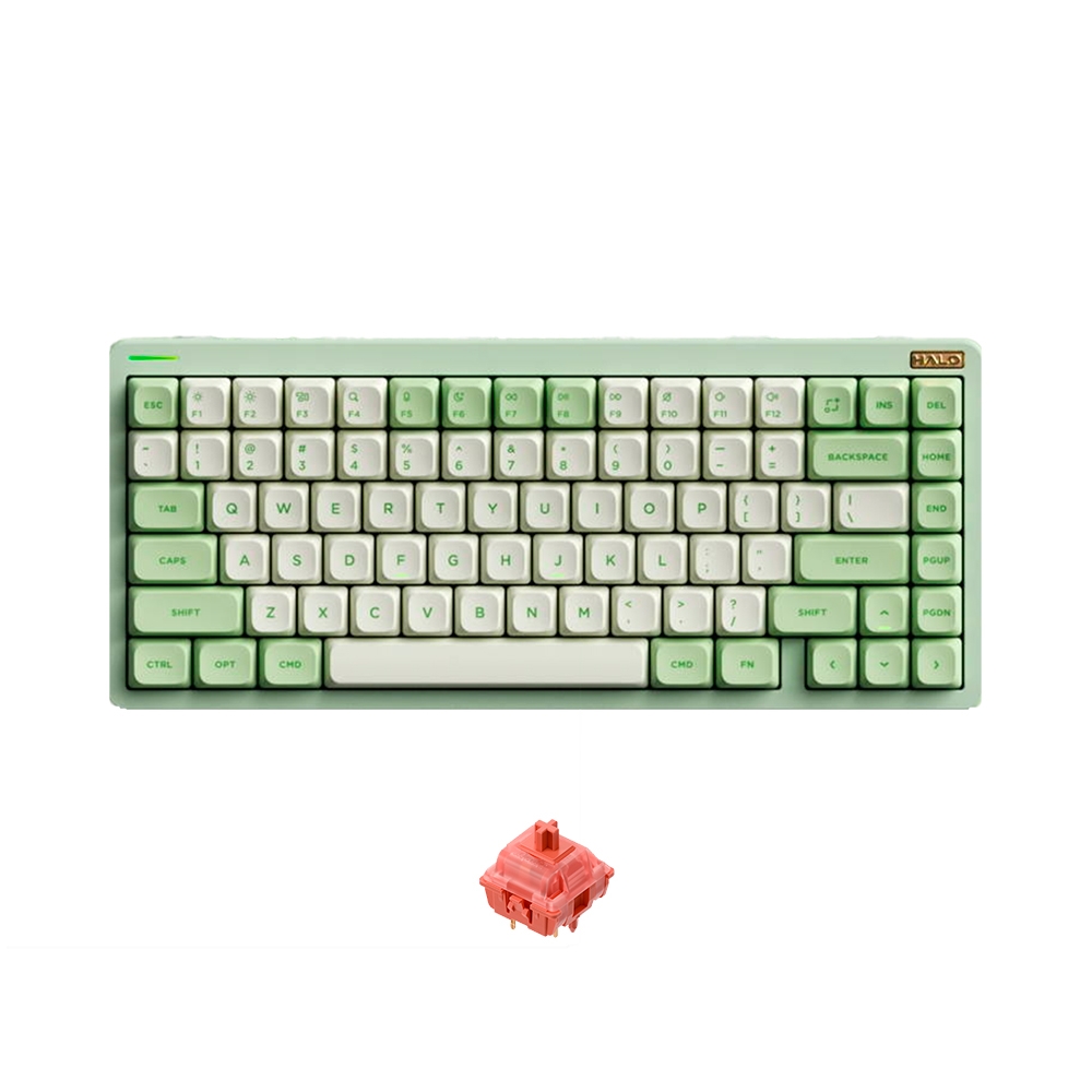 Bàn phím cơ không dây Nuphy Halo75 V2 RGB Hotswap (Nuphy Sw)