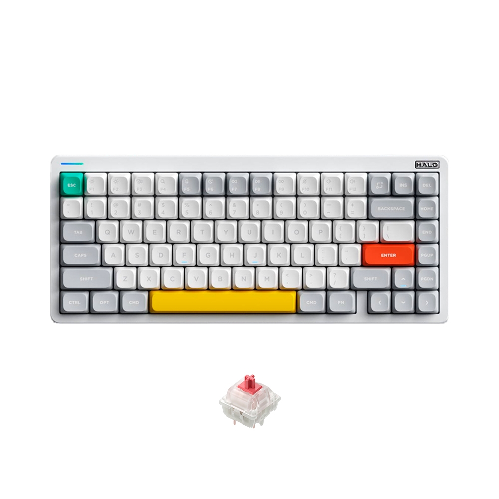 Bàn phím cơ không dây Nuphy Halo75 V2 RGB Hotswap (Nuphy Sw)