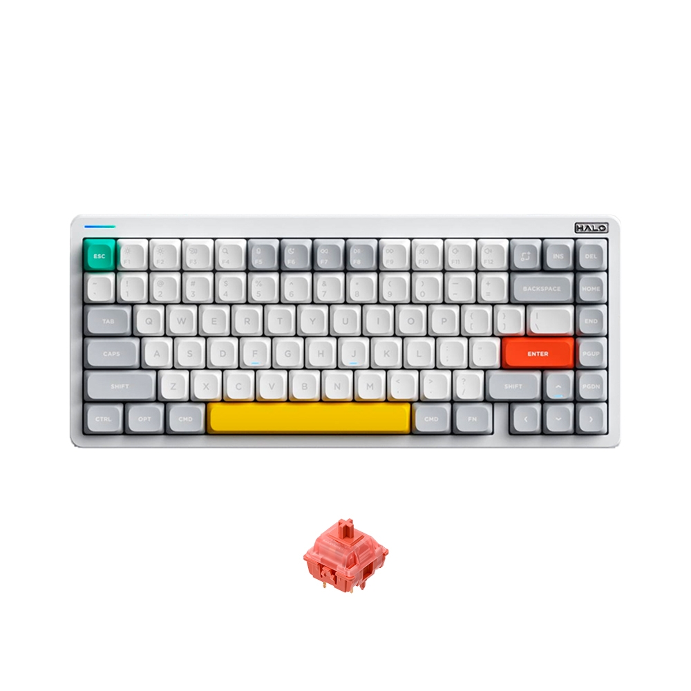 Bàn phím cơ không dây Nuphy Halo75 V2 RGB Hotswap (Nuphy Sw)