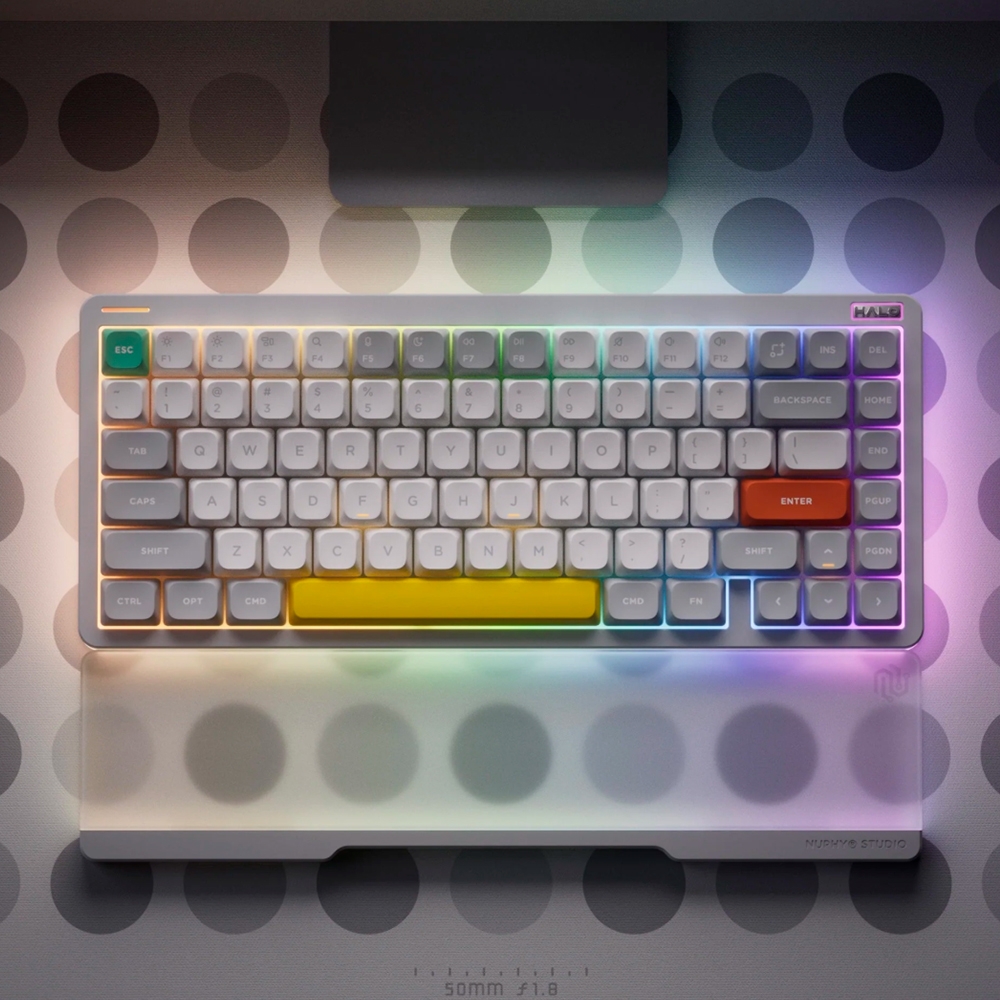 Bàn phím cơ không dây Nuphy Halo75 V2 RGB Hotswap (Nuphy Sw)