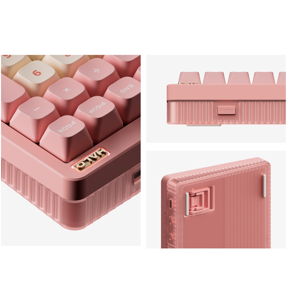 Bàn phím cơ không dây Nuphy Halo75 V2 RGB Hotswap (Nuphy Sw)