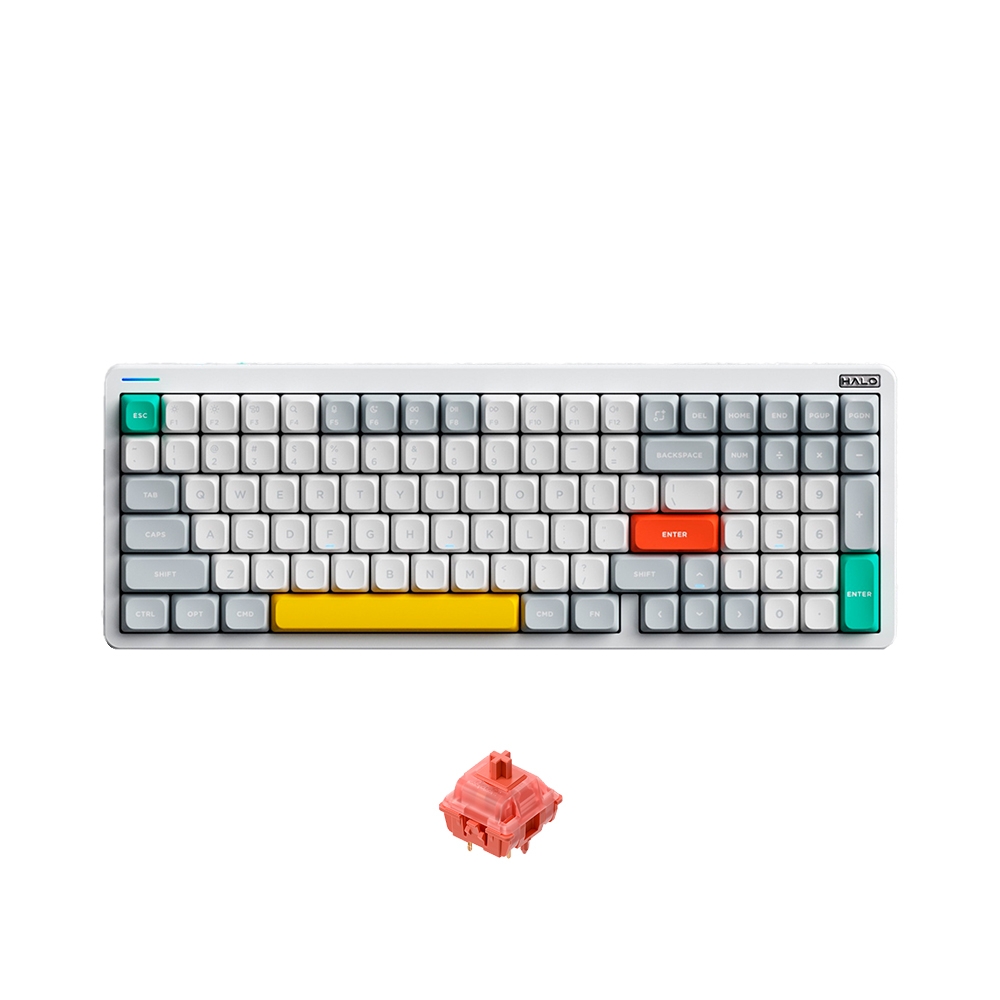 Bàn phím cơ không dây NuPhy Halo96 V2 RGB Hotswap (Nuphy Sw)