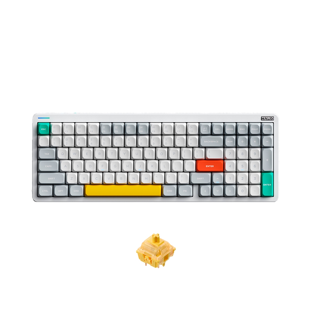 Bàn phím cơ không dây NuPhy Halo96 V2 RGB Hotswap (Nuphy Sw)