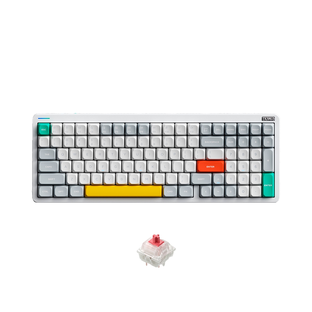 Bàn phím cơ không dây NuPhy Halo96 V2 RGB Hotswap (Nuphy Sw)