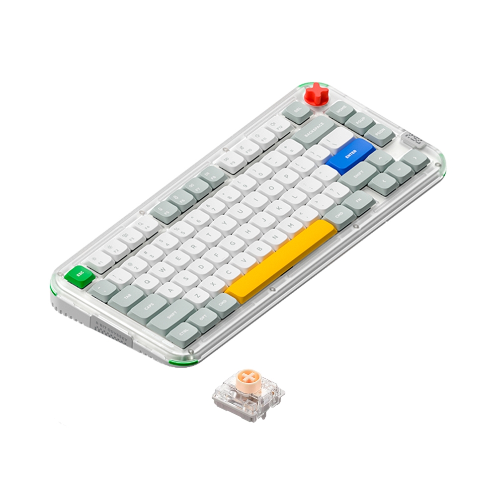 Bàn phím cơ không dây NuPhy Kick75 Hybrid Low Profile RGB Hotswap (Nuphy Sw)