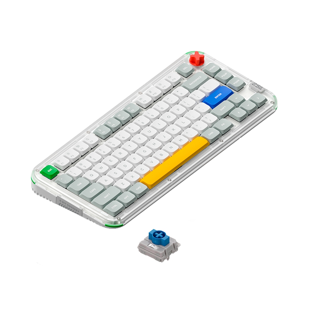 Bàn phím cơ không dây NuPhy Kick75 Hybrid Low Profile RGB Hotswap (Nuphy Sw)