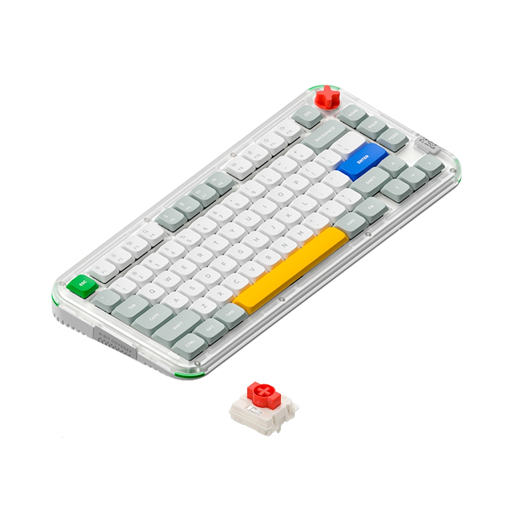 Bàn phím cơ không dây NuPhy Kick75 Hybrid Low Profile RGB Hotswap (Nuphy Sw)