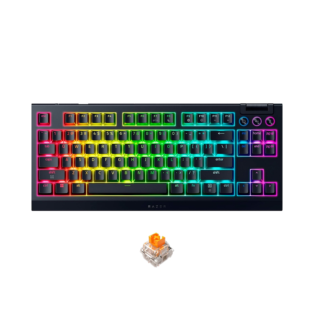 Bàn phím cơ không dây Razer Blackwidow V4 Tenkeyless HyperSpeed RGB Hotswap (Razer Sw)