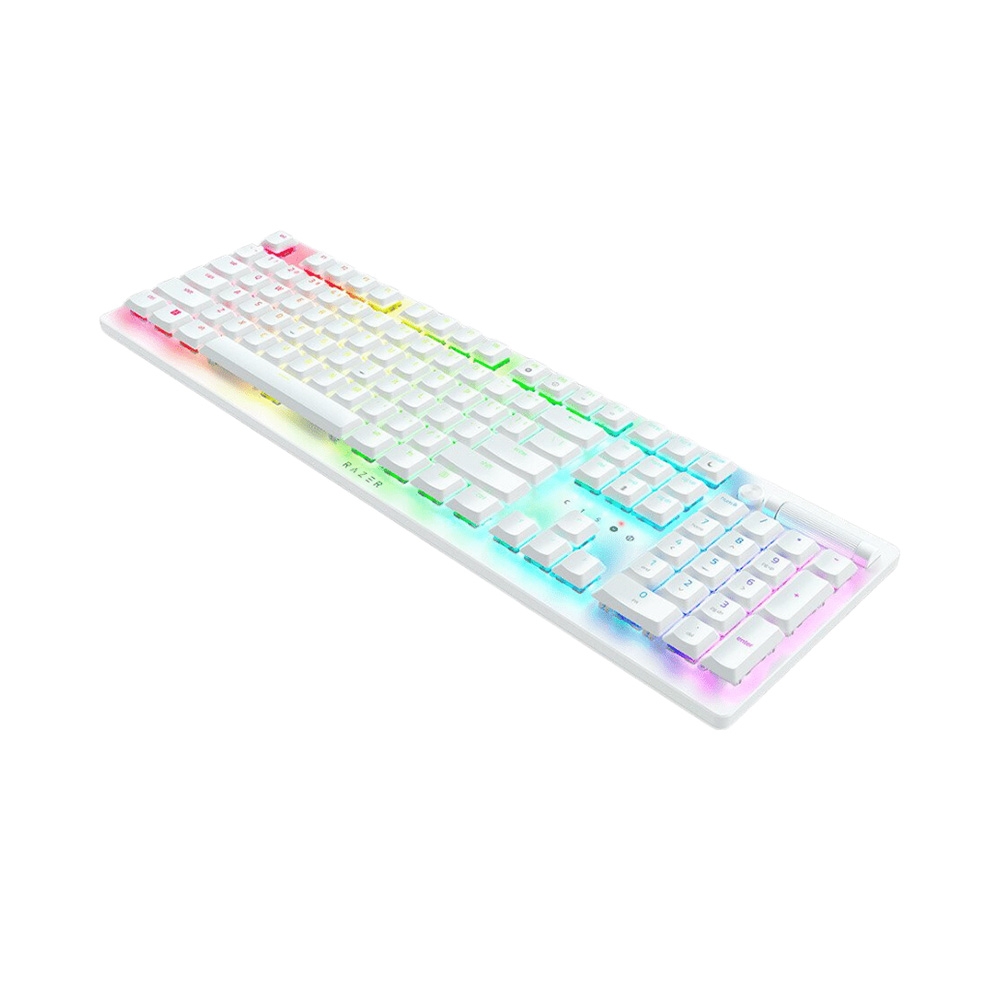 Bàn phím cơ không dây Razer DeathStalker V2 Pro Ultra slim White Edition Razer Low-Profile Clicky Optical