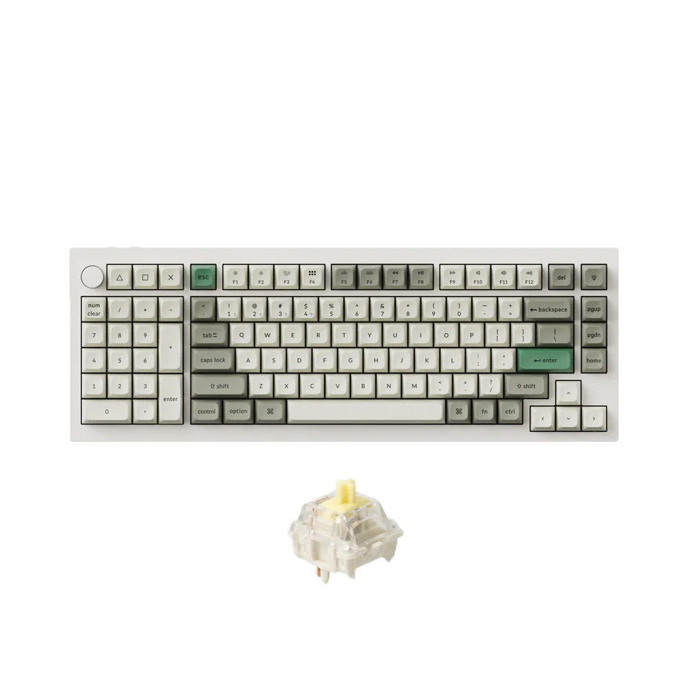 Bàn phím cơ không dây Southpaw Keychron Q12 Max RGB Hotswap (Gateron Sw)