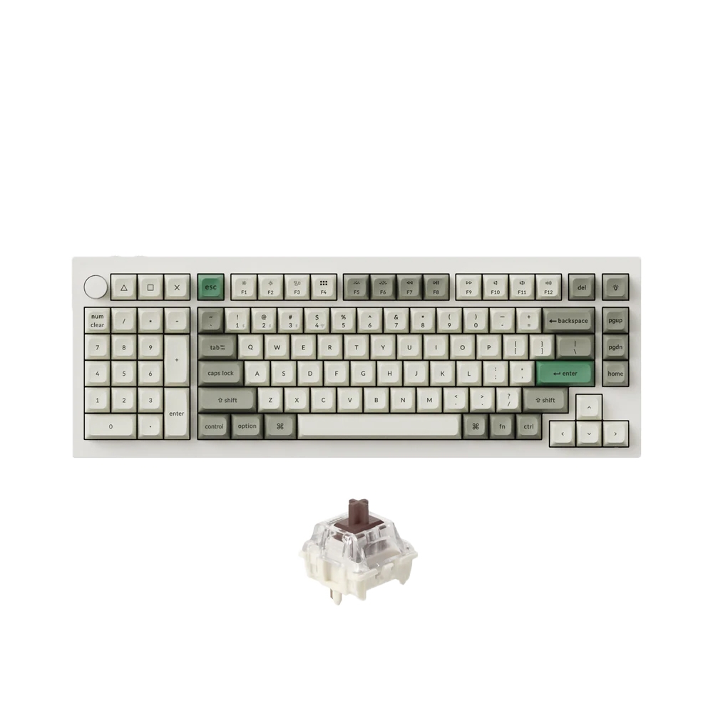 Bàn phím cơ không dây Southpaw Keychron Q12 Max RGB Hotswap (Gateron Sw)