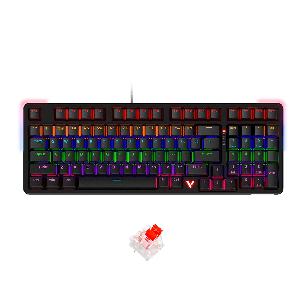 Bàn phím cơ Rapoo V500 Pro-98 2024 Multi Led (Rapoo Sw)