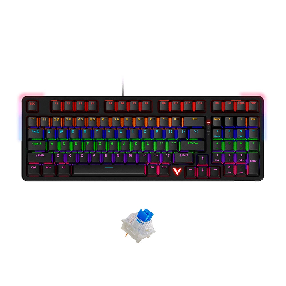 Bàn phím cơ Rapoo V500 Pro-98 2024 Multi Led (Rapoo Sw)