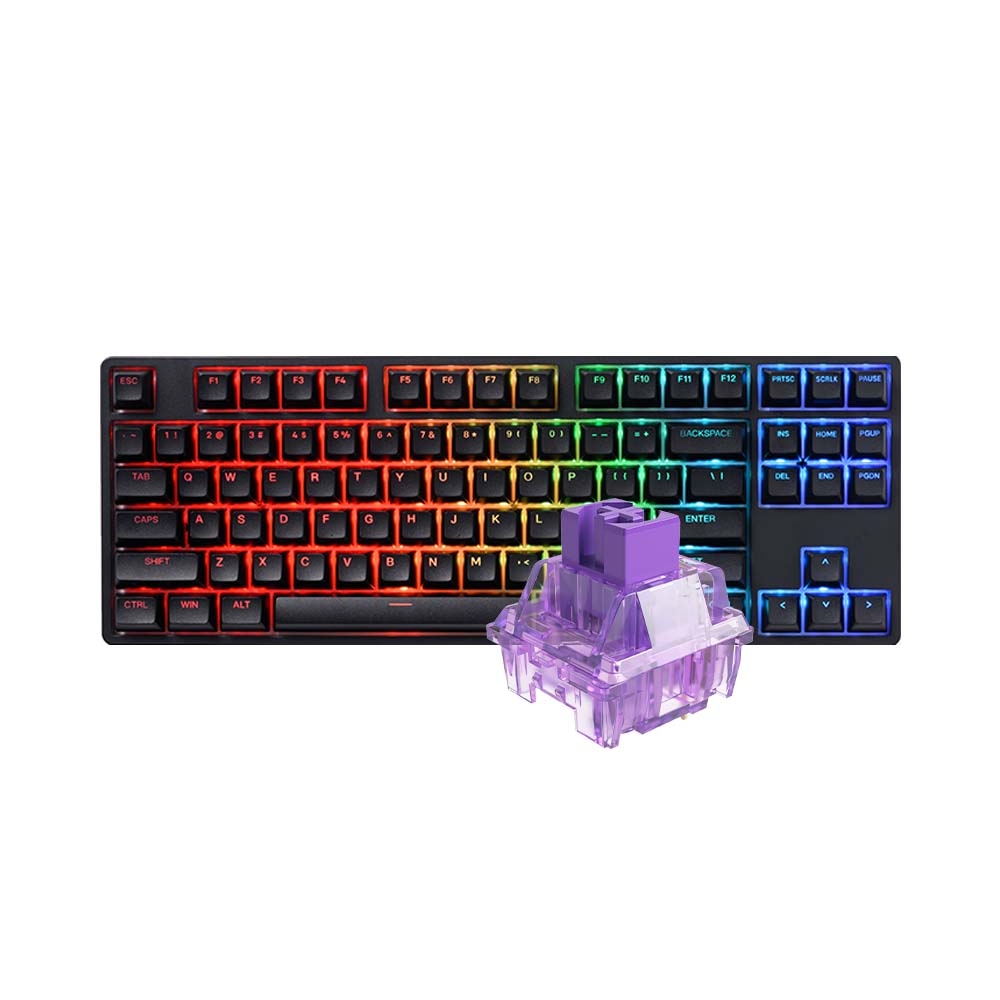 Bàn phím cơ TKL AKKO 5087 RGB ASA Black (Akko CS Sw)