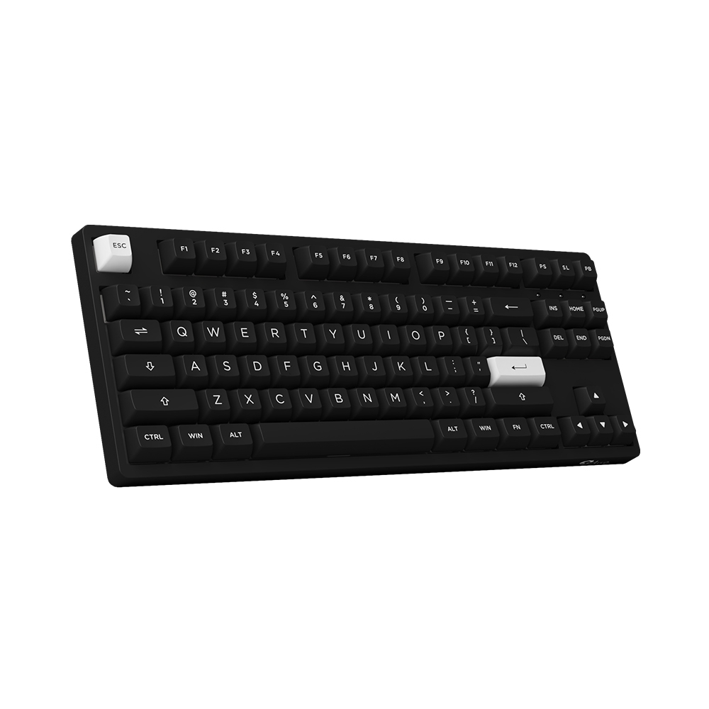 Bàn phím cơ TKL không dây AKKO 3087 RF White on Black (AKKO Sw V3)