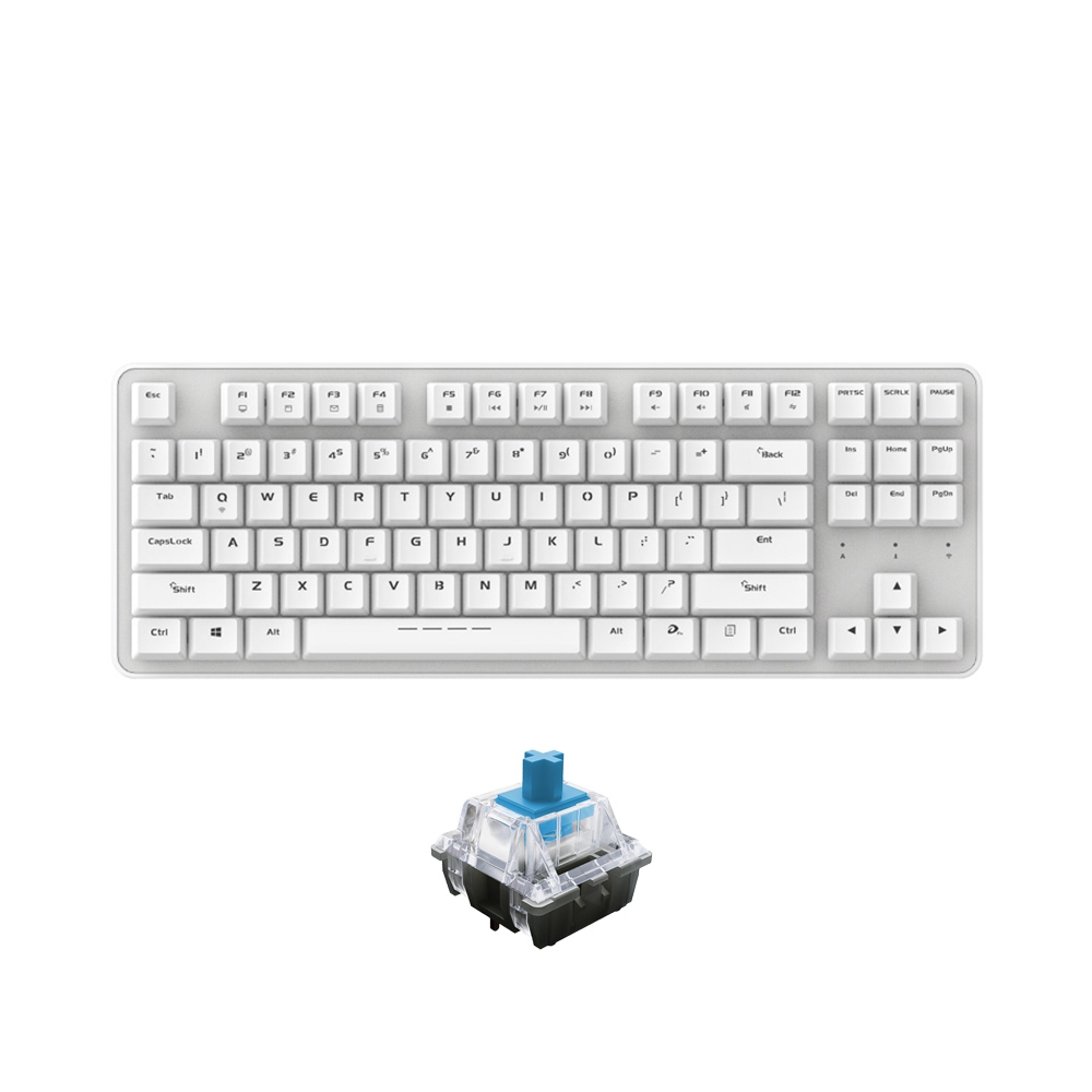 Bàn phím cơ TKL không dây Dareu EK807G White D Switch Red / Blue / Brown