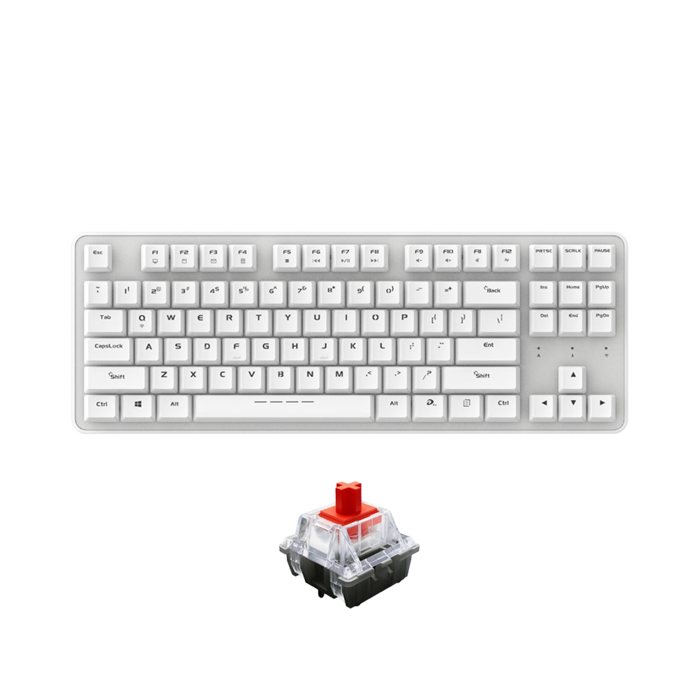 Bàn phím cơ TKL không dây Dareu EK807G White D Switch Red / Blue / Brown