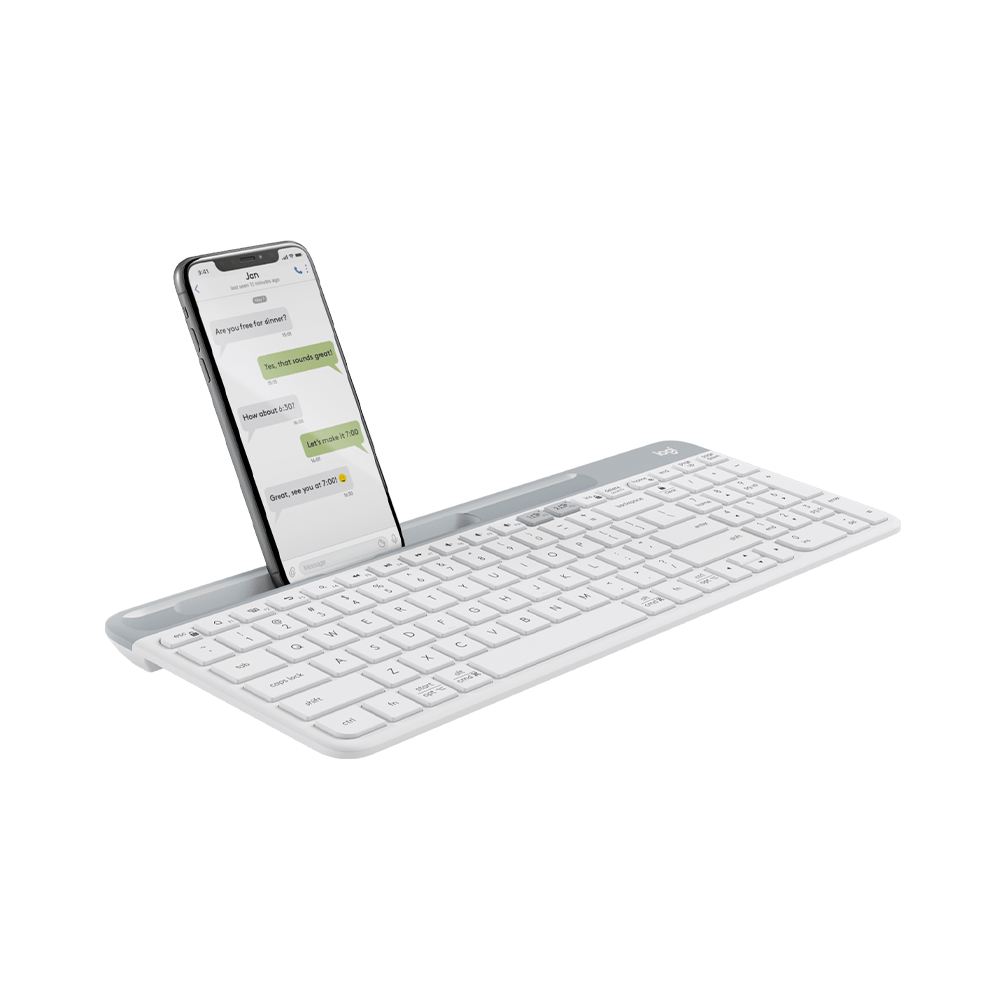 Bàn phím không dây Logitech K580 Slim Multi-Device Off White 920-009211