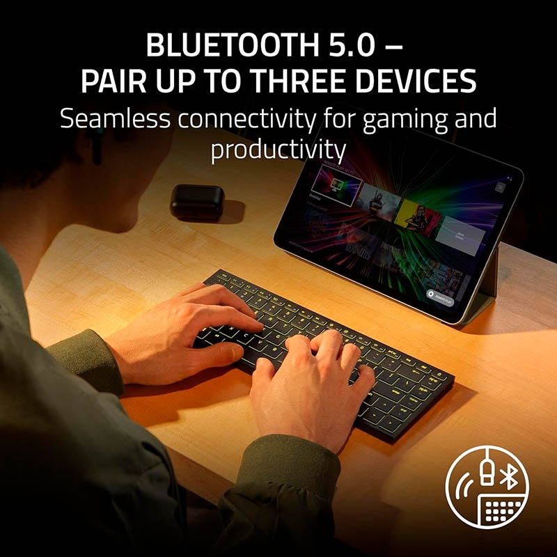 Bàn phím không dây Razer Joro Hyper Thin Multi Device (Ultra Low-Profile Sw) RZ03-02360100-R3M1