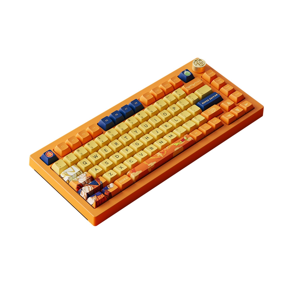 Bàn phím cơ không dây AKKO 5075B Plus Dragon Ball Super Goku RGB Hotswap (Akko CS Sw Crystal)
