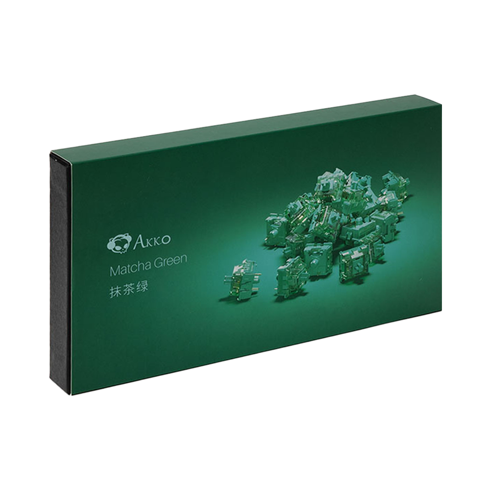 Bộ 45 Switch cơ Akko CS Matcha Green
