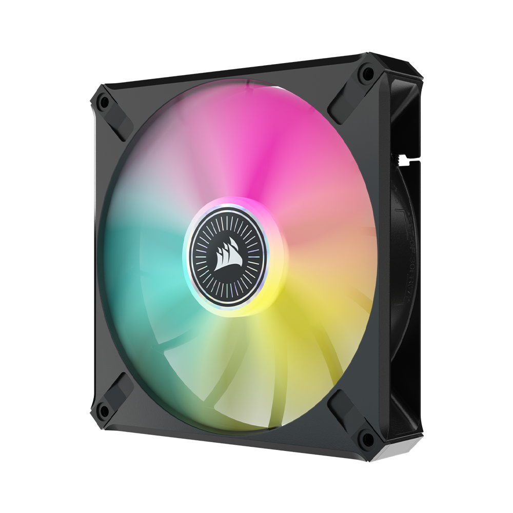 Bộ hai Fan Case Corsair ML140 RGB ELITE Premium 140mm Black with Lighting Node CORE CO-9050115-WW