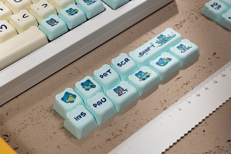 Bộ Keycap Akko Lemon Bear PBT Dyesub OEM Profile