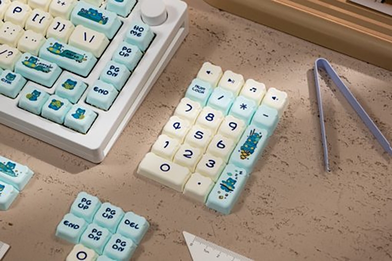 Bộ Keycap Akko Lemon Bear PBT Dyesub OEM Profile