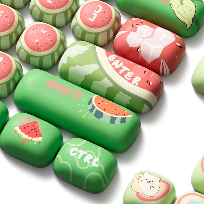 Bộ Keycap Akko Watermelon PBT Dyesub MOG Profile