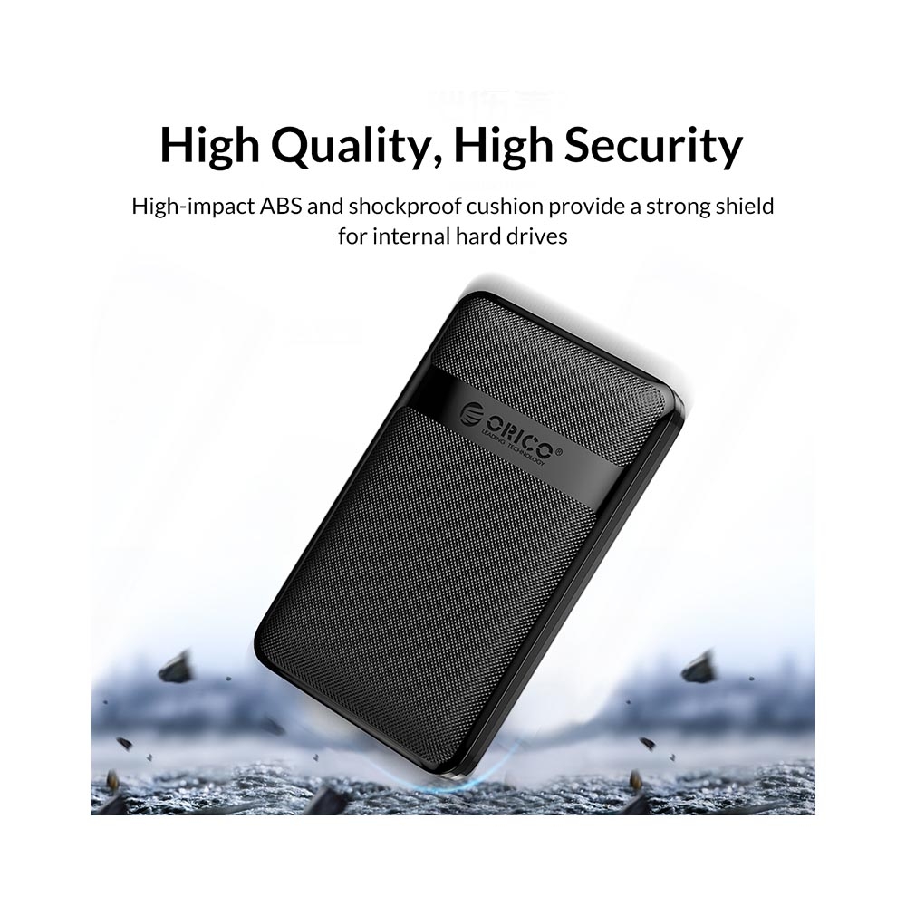 Box ổ cứng 2.5-inch 5Gbps Orico 2577U3-V1-BK