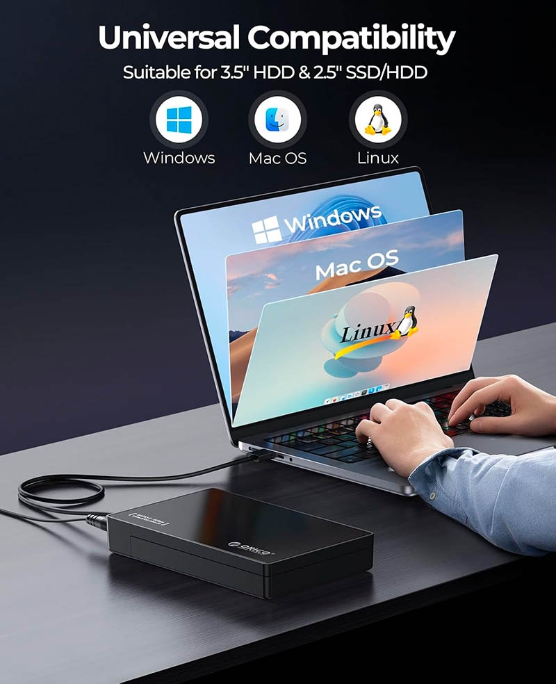 Box ổ cứng 3.5 inch USB 3.0 Orico 3588US3