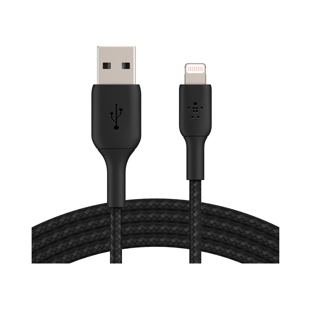 Cáp sạc Belkin BoostCharge MFi USB-A to Lightning 12W 2M Vỏ Dù