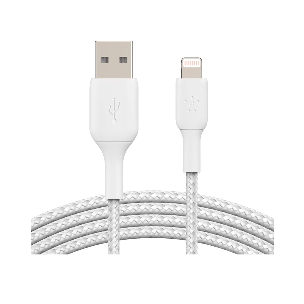 Cáp sạc Belkin BoostCharge MFi USB-A to Lightning 12W 2M Vỏ Dù